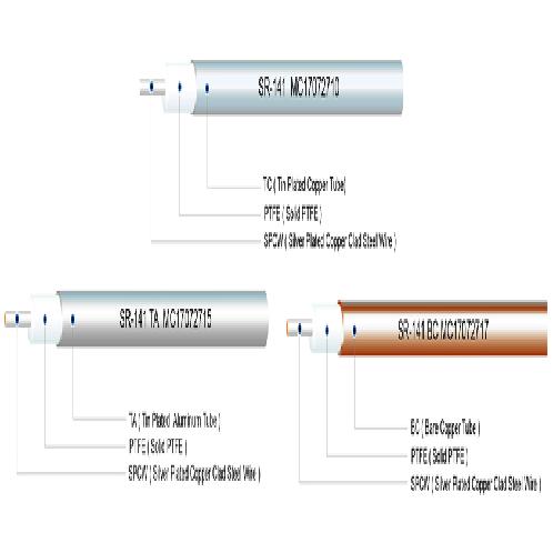 SEMI-RIGID PTFE COAXIAL CABLE 